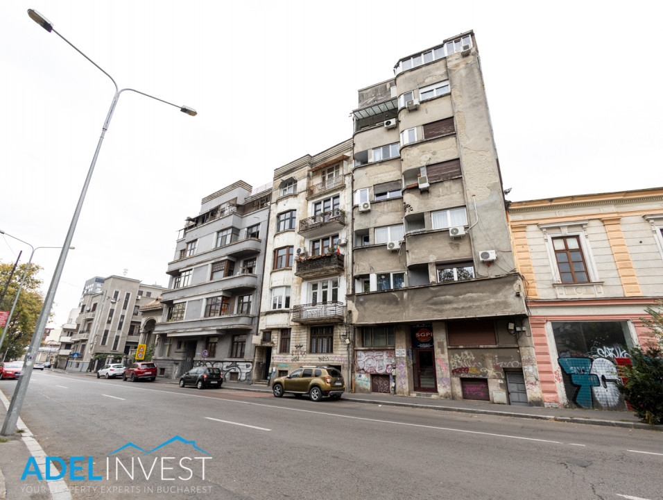 PIATA ROSETTI  * METROU* GARSONIERA MOBILATA SI UTILATA LUX * CENTRALA PROPRIE