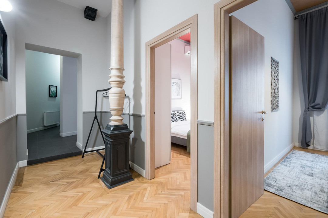 CALEA VICTORIEI * 3  CAMERE * MOBILATE SI UTILATE LUX * CENTRALA PROPRIE