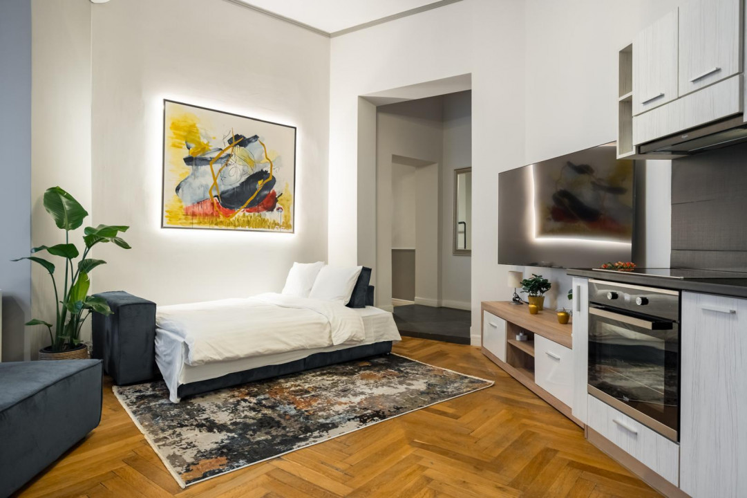 CALEA VICTORIEI * 3  CAMERE * MOBILATE SI UTILATE LUX * CENTRALA PROPRIE