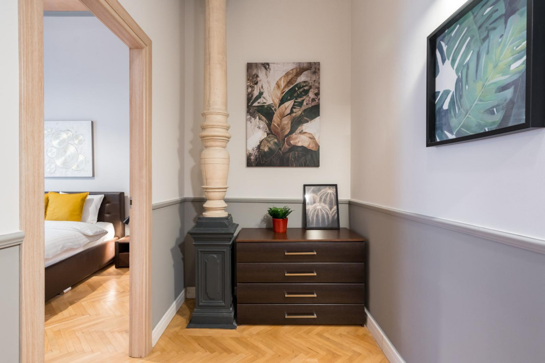 CALEA VICTORIEI * 3  CAMERE * MOBILATE SI UTILATE LUX * CENTRALA PROPRIE