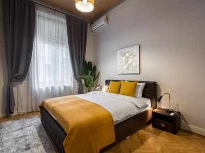 CALEA VICTORIEI * 3  CAMERE * MOBILATE SI UTILATE LUX * CENTRALA PROPRIE