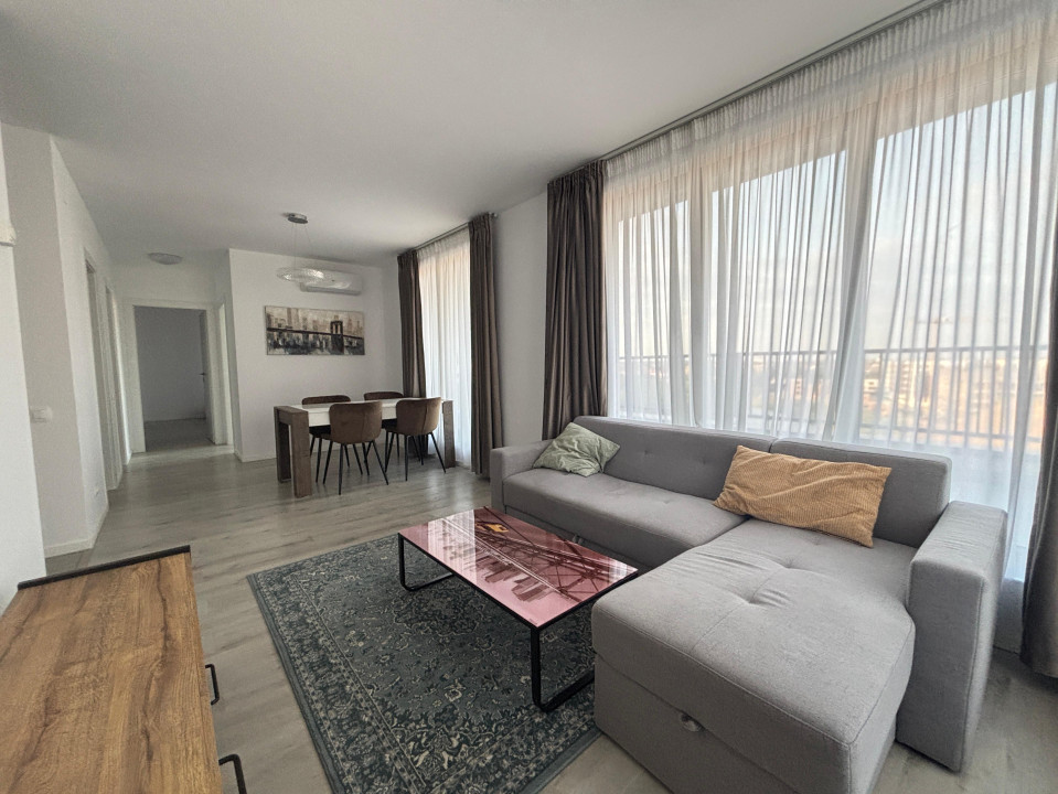 3 camere - mobilat si utilat complet - H Pipera Lake