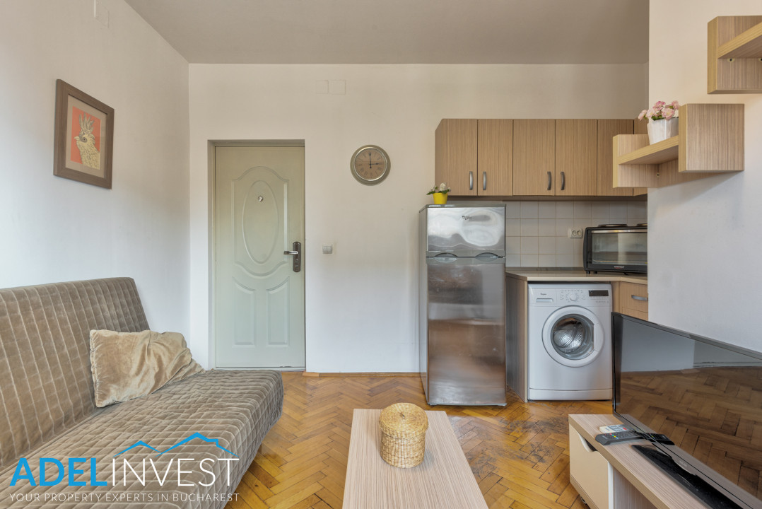 Bd Magheru garsoniera mobilata si utilata centrala proprie