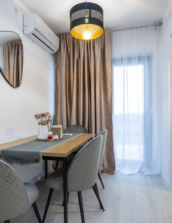 Garsoniera lux Hils Republica 10 min Metrou | Prima inchiriere| centrala proprie