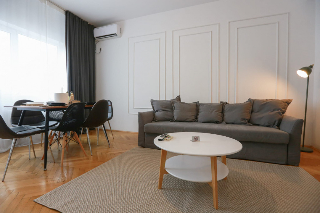 UNIVERSITATE * METROU* 3 CAMERE MOBILATE SI UTILATE MODERN