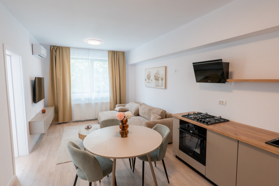 Apartament 2 camere NOU | Semidecomandat | Balcon | Parcare | Zona Sud