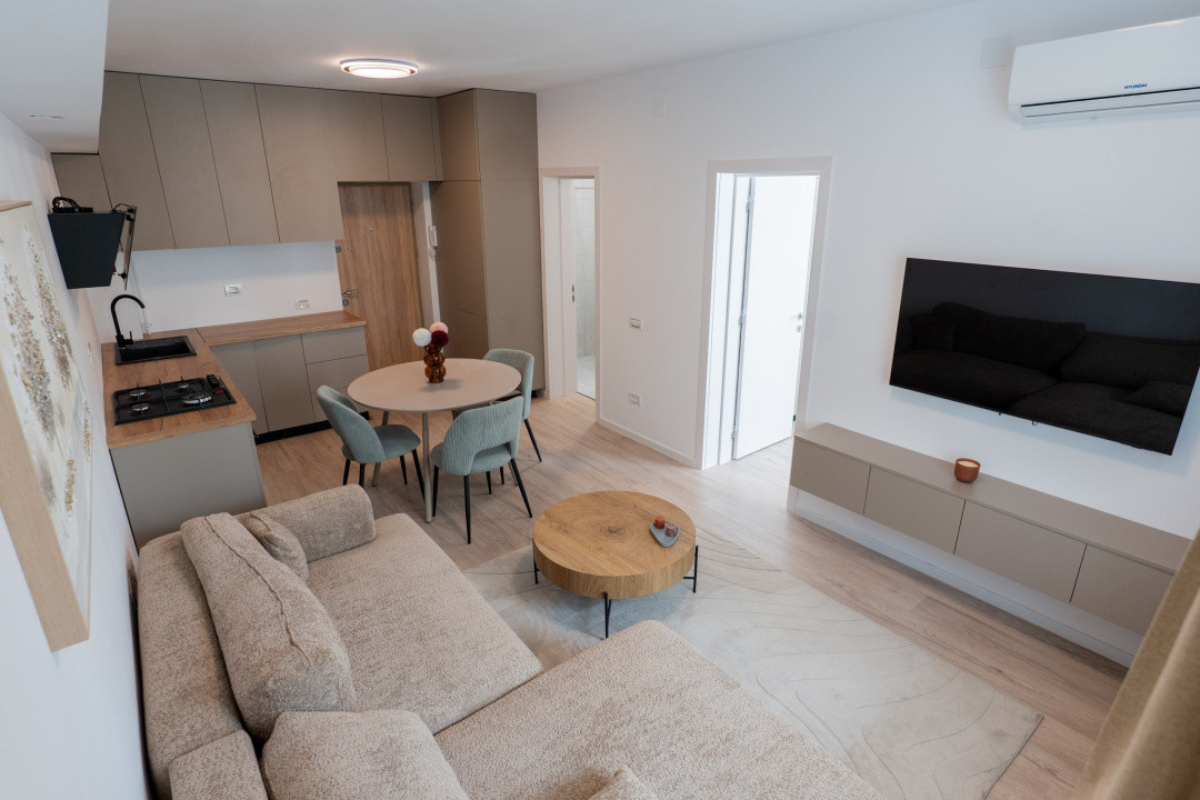 Apartament 2 camere NOU | Semidecomandat | Balcon | Parcare | Zona Sud