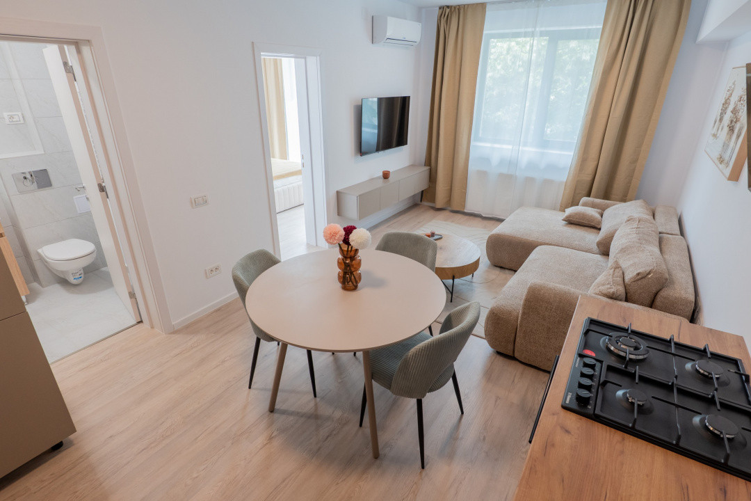 Apartament 2 camere NOU | Semidecomandat | Balcon | Parcare | Zona Sud