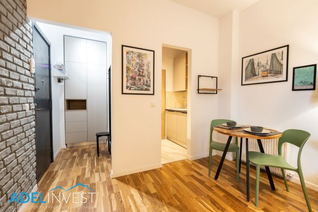 PIATA ROSETTI * METROU* GARSONIERA MOBILATA SI UTILATA MODERN * CENTRALA PROPRIE
