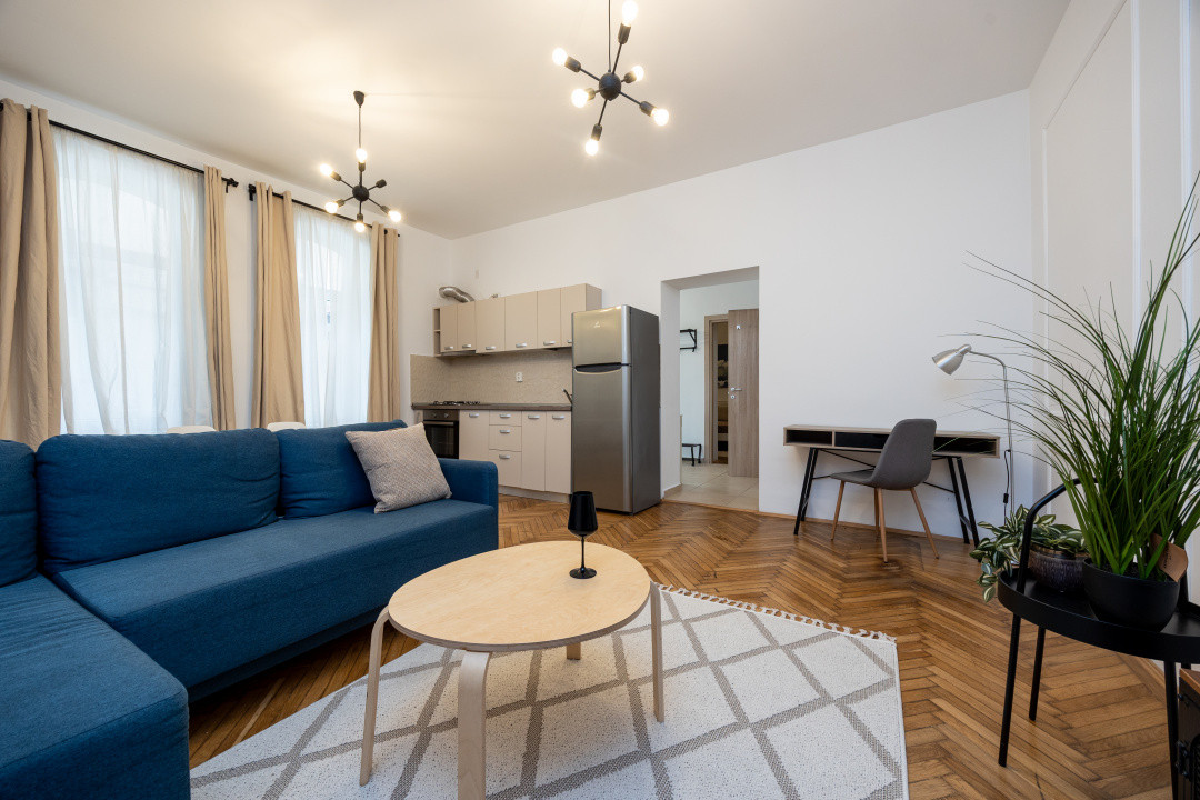 CALEA VICTORIEI | 2 CAMERE | CENTRALA PROPRIE | MOBILAT ȘI UTILAT MODERN 