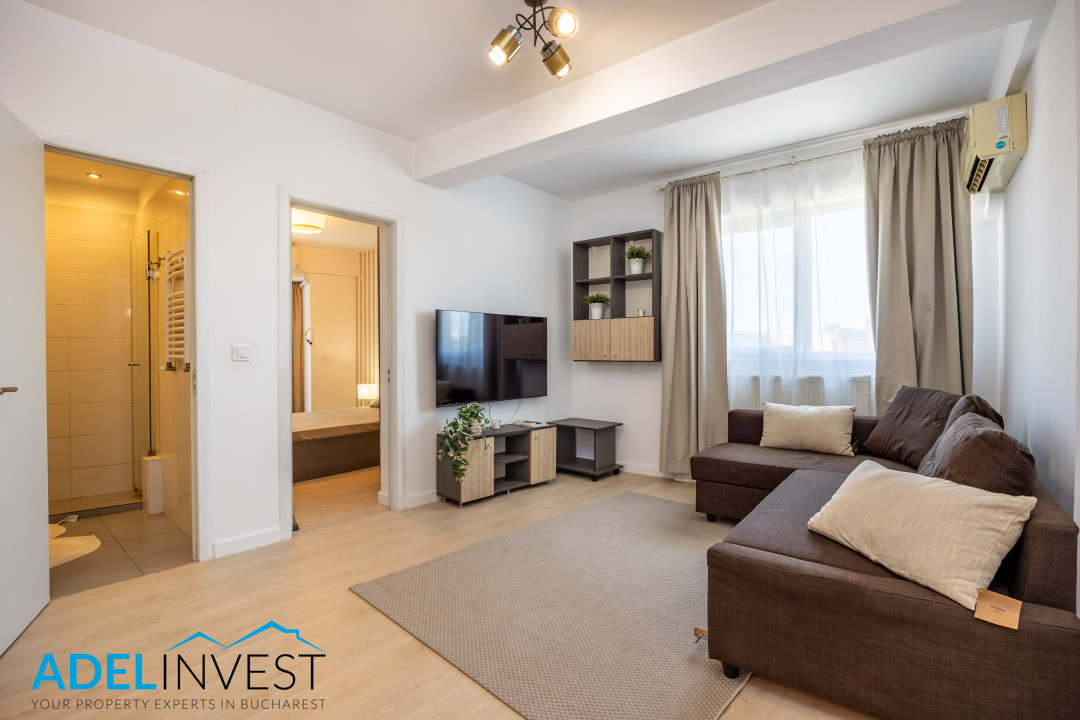 KOGALNICEANU | 2 CAMERE MOBILATE MODERN| CENTRALA PROPRIE| 